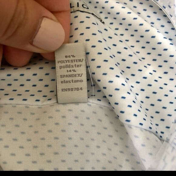 NWT Perry Ellis Portfolio Travel Luxe Dress shirt - Picture 6 of 6